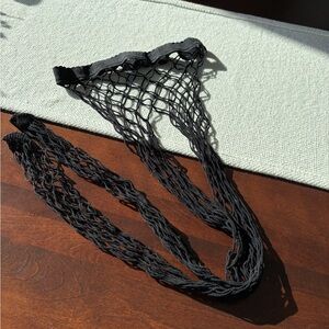 Wolford Black Fishnet Tights